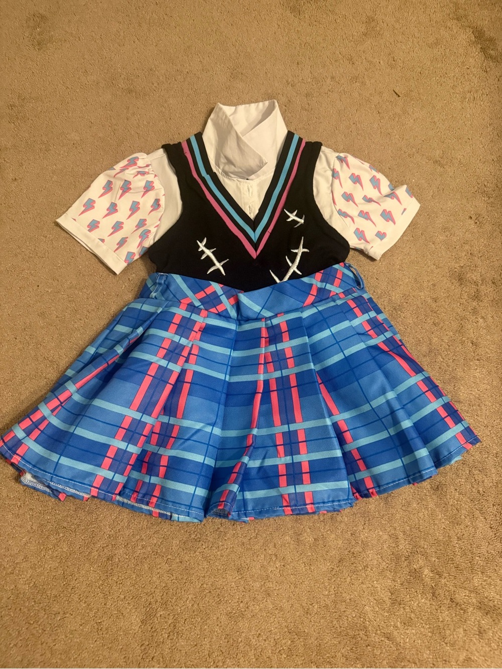 Girls Monster High Frankie Dress